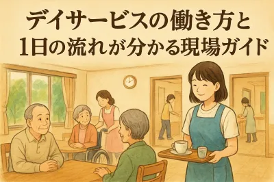 デイサービスの働き方と1日の流れが分かる現場ガイド