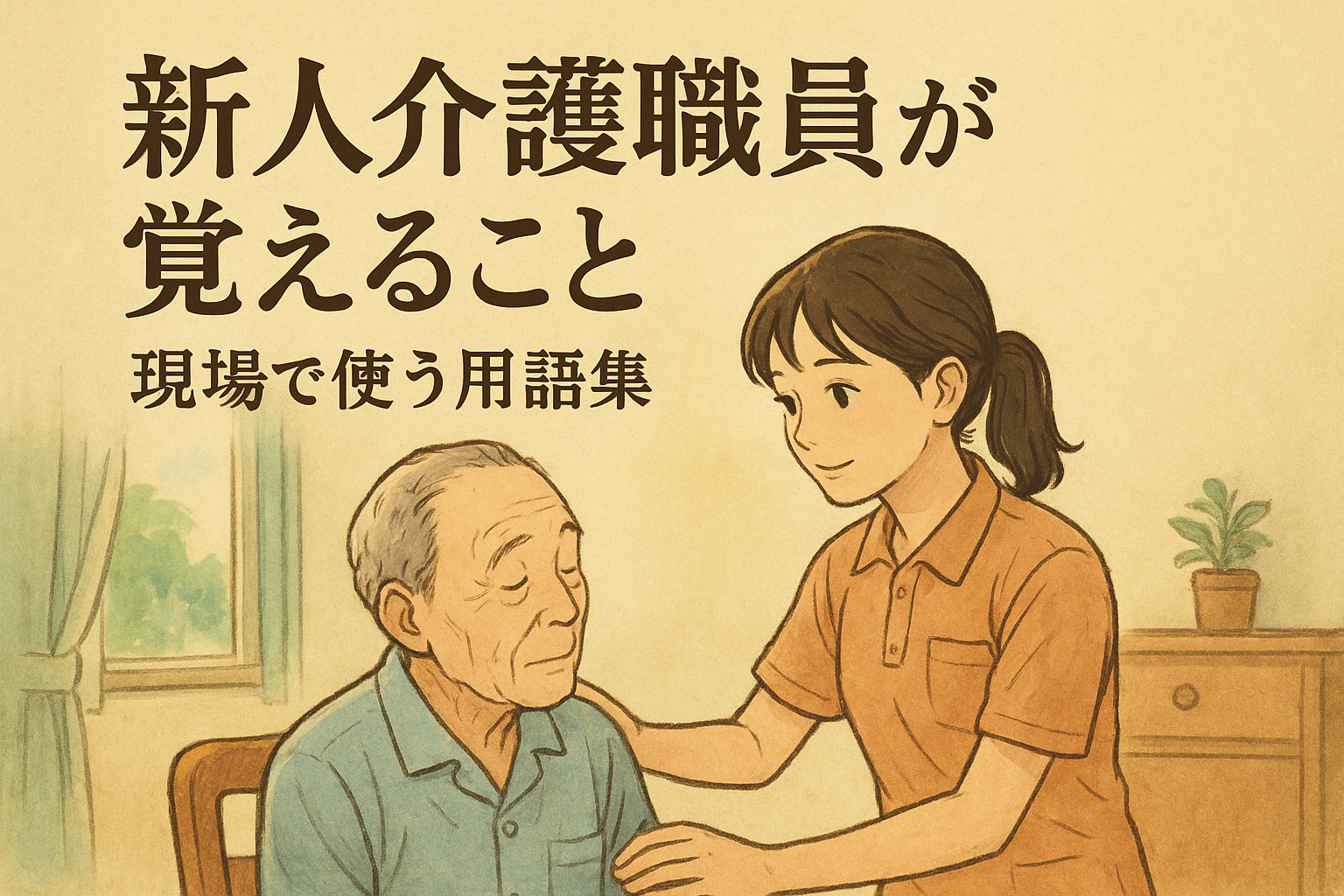 新人介護職員が覚えること：現場で使う用語集