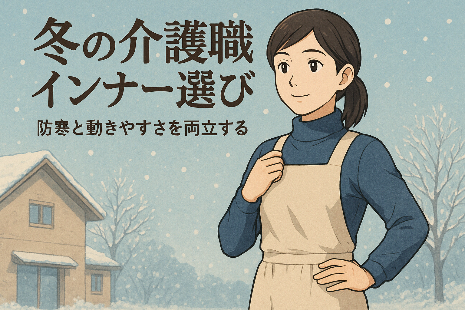 冬の介護職インナー選び｜防寒と動きやすさを両立する