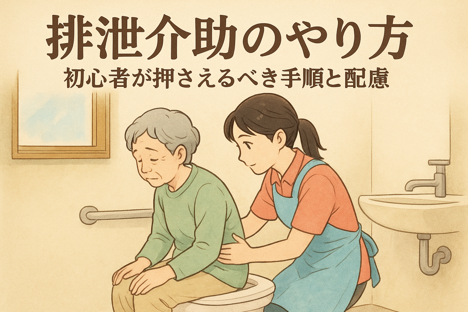 排泄介助のやり方 初心者が押さえるべき手順と配慮