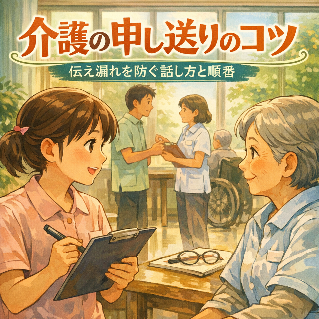 介護の申し送りのコツ 伝え漏れを防ぐ話し方と順番