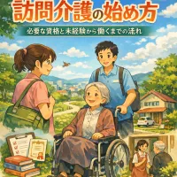 訪問介護の始め方 必要な資格と未経験から働くまでの流れ