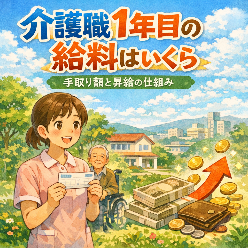 介護職1年目の給料はいくら 手取り額と昇給の仕組み