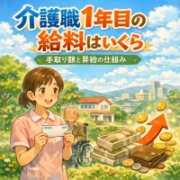 介護職1年目の給料はいくら 手取り額と昇給の仕組み